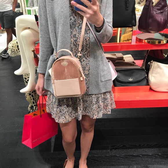kate spade mini backpack pink